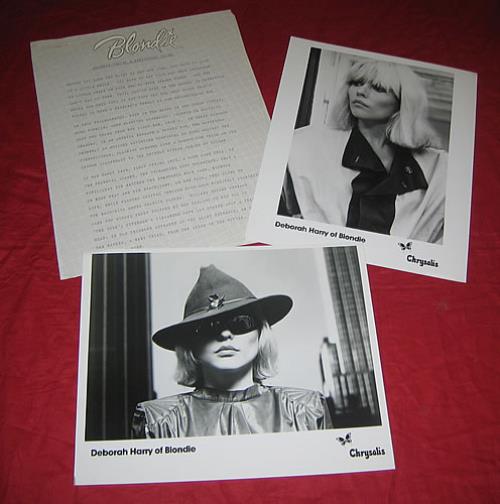 Blondie Eat To The Beat media press pack US BLOPPEA340563