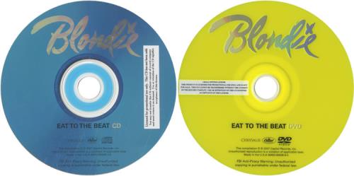 Blondie Eat To The Beat 2-disc CD/DVD set US BLO2DEA475239