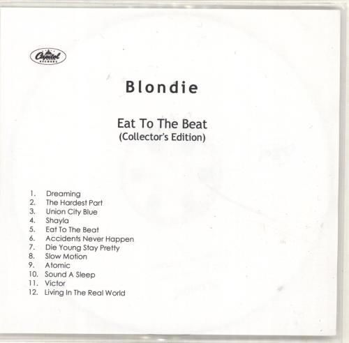 Blondie Eat To The Beat CD-R acetate UK BLOCREA693011