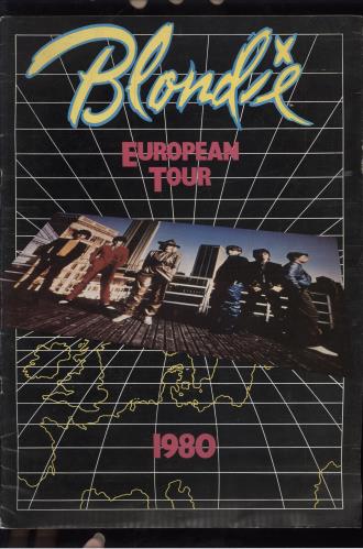 Blondie European Tour 1980 tour programme UK BLOTREU785811