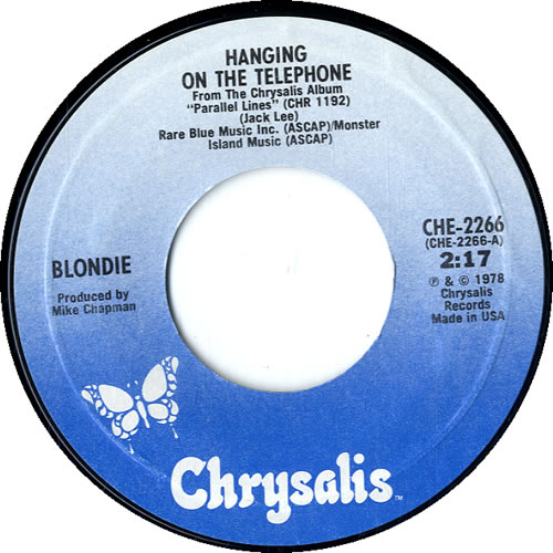 Blondie Hanging On The Telephone 7" vinyl single (7 inch record / 45) US BLO07HA574586