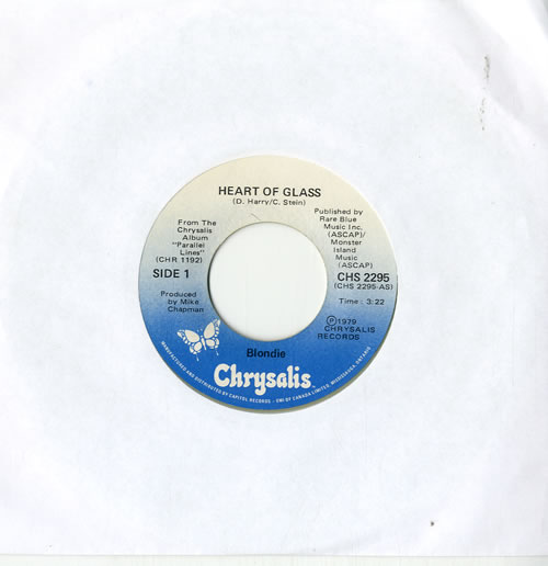 Blondie Heart Of Glass 7" vinyl single (7 inch record / 45) Canadian BLO07HE195760