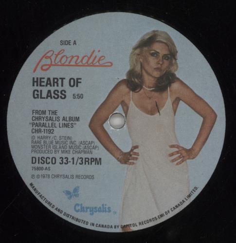 Blondie Heart Of Glass 12" vinyl single (12 inch record / Maxi-single) Canadian BLO12HE57411