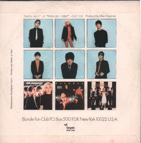 Blondie Heart Of Glass 7" vinyl single (7 inch record / 45) Italian BLO07HE681721