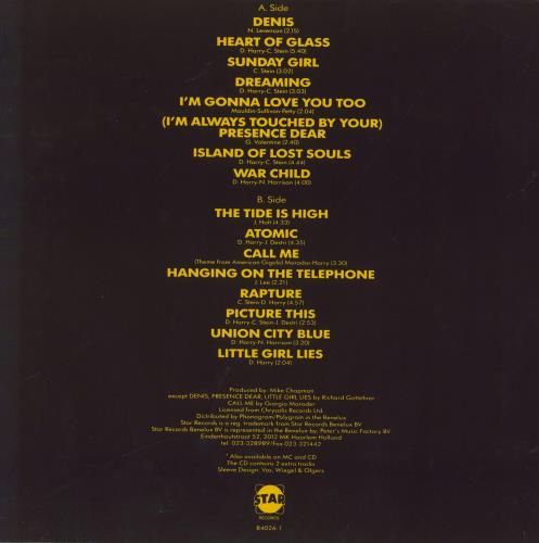 Blondie Hitcollection vinyl LP album (LP record) Dutch BLOLPHI829877