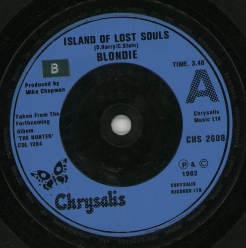 Blondie Island Of Lost Souls 7" vinyl single (7 inch record / 45) UK BLO07IS105486