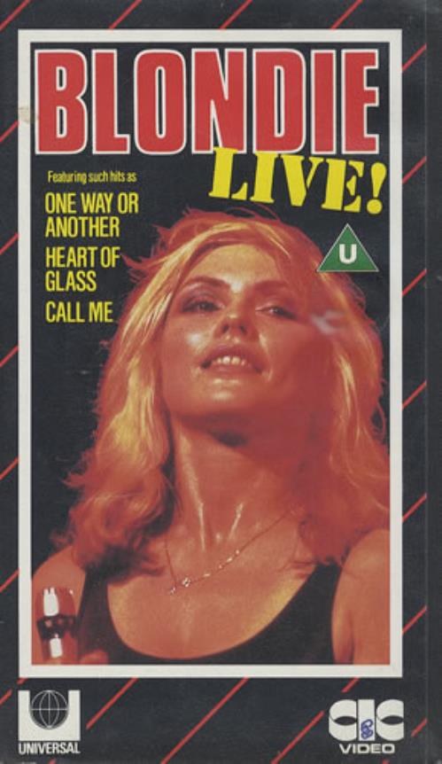 Blondie Live video (VHS or PAL or NTSC) UK BLOVILI202038