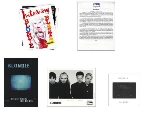 Blondie No Exit media press pack US BLOPPNO132123