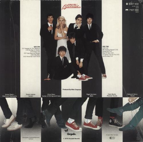 Blondie Parallel Lines vinyl LP album (LP record) German BLOLPPA723832