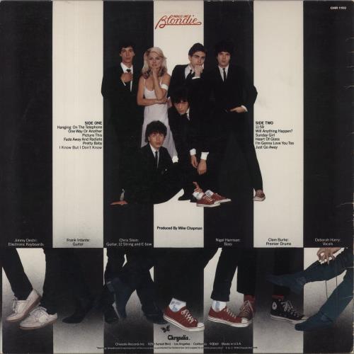 Blondie Parallel Lines vinyl LP album (LP record) US BLOLPPA861289