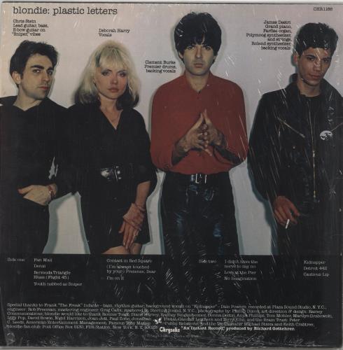 Blondie Plastic Letters - shrink vinyl LP album (LP record) UK BLOLPPL725316