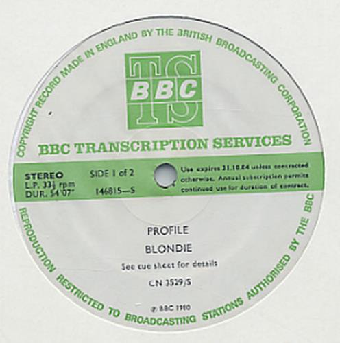 Blondie Profile vinyl LP album (LP record) UK BLOLPPR237707