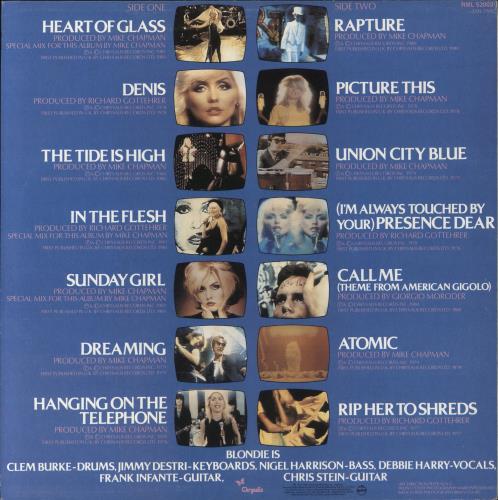 Blondie The Best Of Blondie + Poster vinyl LP album (LP record) Australian BLOLPTH860414