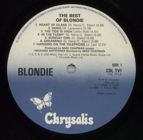Blondie The Best Of Blondie - 1st - Complete vinyl LP album (LP record) UK BLOLPTH129708