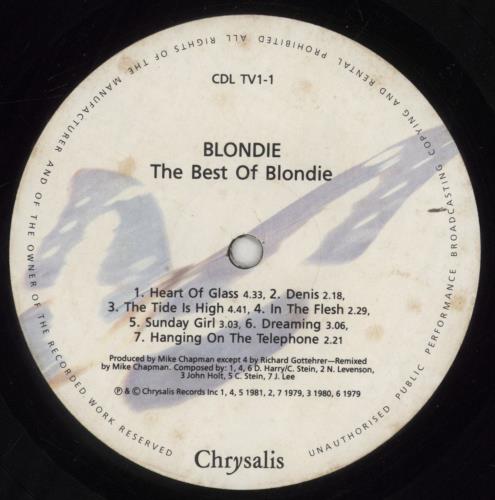 Blondie The Best Of Blondie - 2nd vinyl LP album (LP record) UK BLOLPTH721088