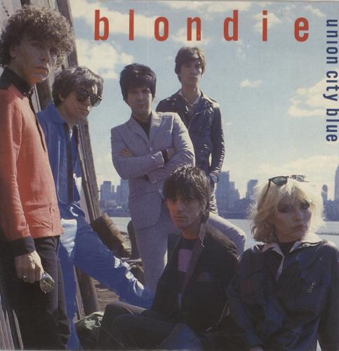 Blondie Union City Blue - Silver injection 7" vinyl single (7 inch record / 45) UK BLO07UN44708