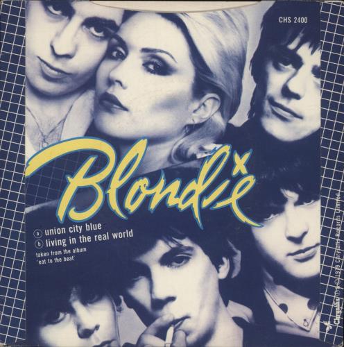 Blondie Union City Blue - Silver injection 7" vinyl single (7 inch record / 45) UK BLO07UN44708