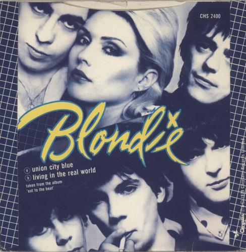 Blondie Union City Blue - wide 7" vinyl single (7 inch record / 45) French BLO07UN875023