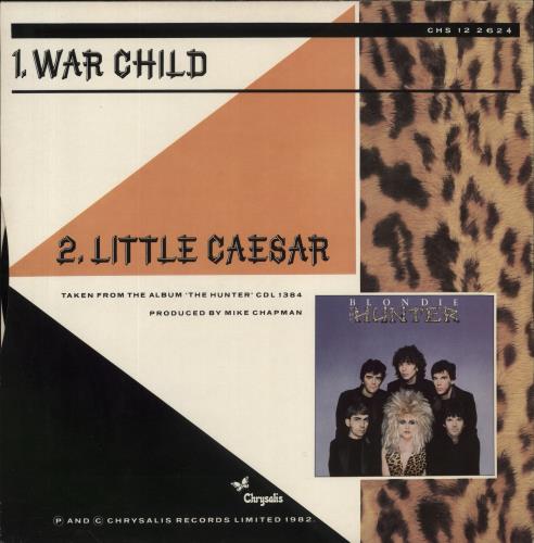 Blondie War Child 12" vinyl single (12 inch record / Maxi-single) UK BLO12WA264659