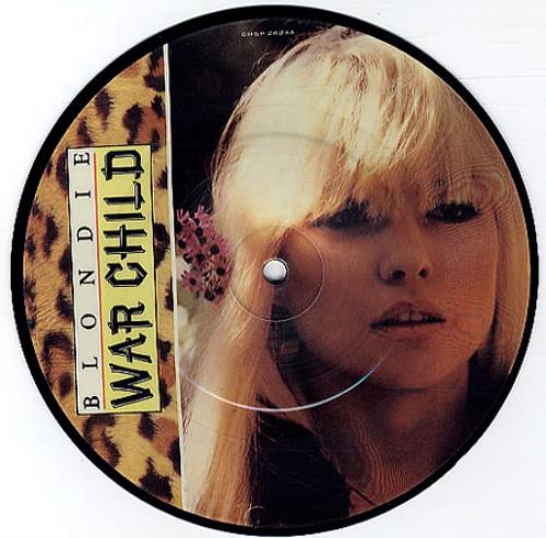 Blondie War Child 7" vinyl picture disc (7 inch picture disc single) UK BLO7PWA49412