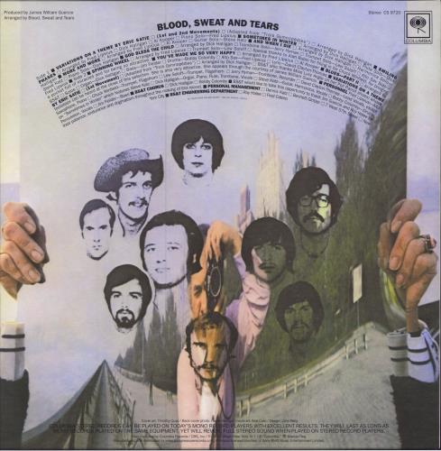 Blood Sweat & Tears Blood, Sweat And Tears vinyl LP album (LP record) UK BS&LPBL785124