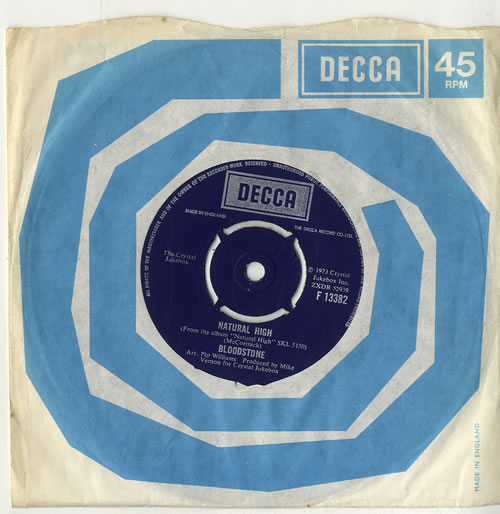 Bloodstone Natural High 7" vinyl single (7 inch record / 45) UK 7BL07NA617591
