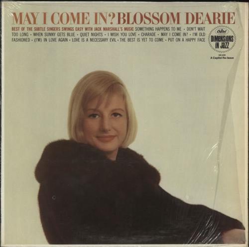 Blossom Dearie May I Come In? vinyl LP album (LP record) US ODELPMA378071