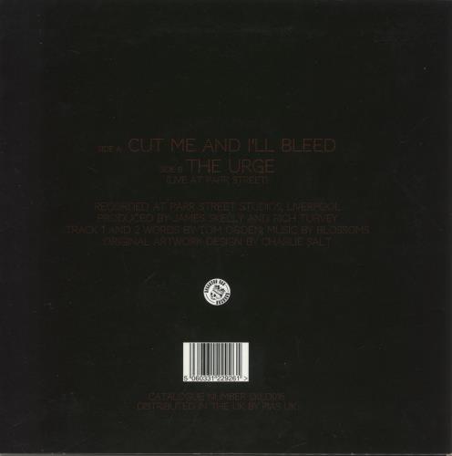Blossoms Cut Me And I'll Bleed - Autographed 7" vinyl single (7 inch record / 45) UK IWV07CU716273