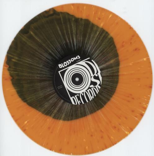 Blossoms Gary - Black & Orange colour-in-colour with White Splatter Vinyl vinyl LP album (LP record) UK IWVLPGA871802