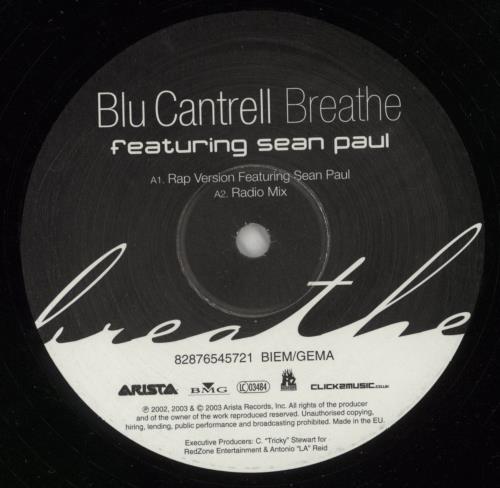 Blu Cantrell Breathe 12" vinyl single (12 inch record / Maxi-single) UK B/U12BR870157