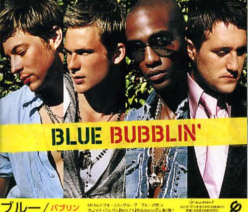 Blue (00s) Bubblin' CD single (CD5 / 5") Japanese LUBC5BU305249