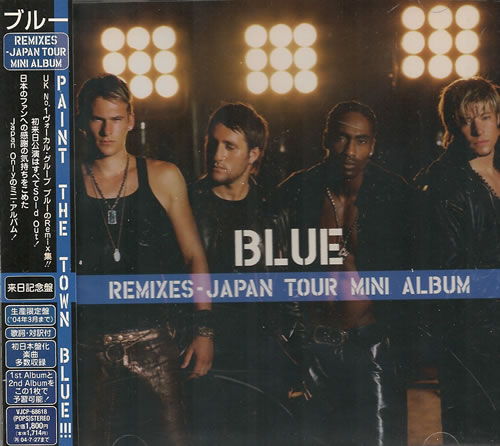 Blue (00s) Remixes + Obi CD album (CDLP) Japanese LUBCDRE280437