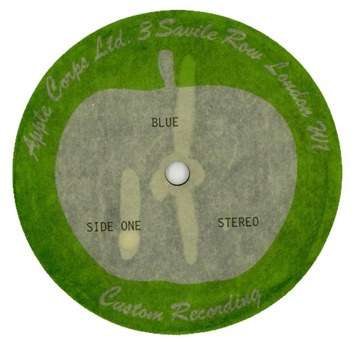 Blue (70s) Blue - Apple Acetate vinyl LP album (LP record) UK B70LPBL454571