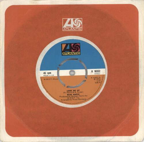 Blue Magic Look Me Up 7" vinyl single (7 inch record / 45) UK BQ107LO680024