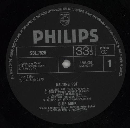 Blue Mink Melting Pot vinyl LP album (LP record) UK 4BMLPME457540