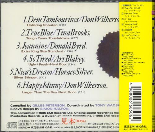 Blue Note Blue Bop CD album (CDLP) Japanese BTECDBL806552