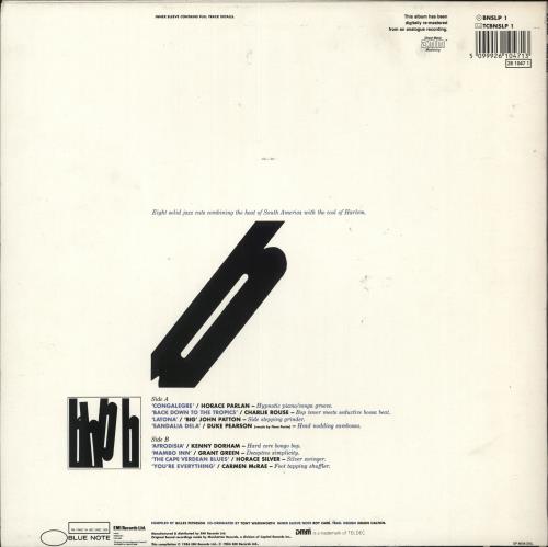 Blue Note Blue Bossa vinyl LP album (LP record) UK BTELPBL722747