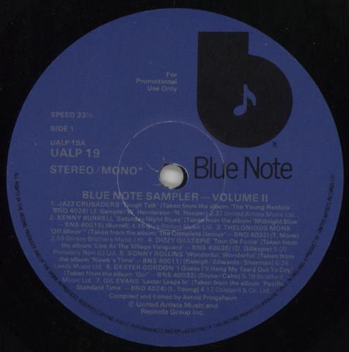 Blue Note Blue Note 2 vinyl LP album (LP record) UK BTELPBL627202