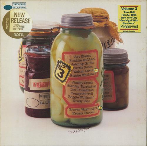 Blue Note One Night With Blue Note, Volume 3 vinyl LP album (LP record) French BTELPON797919