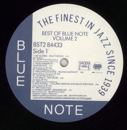Blue Note The Best Of Blue Note Volume 2 2-LP vinyl record set (Double LP Album) French BTE2LTH576996