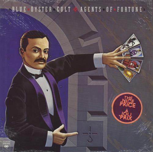 Blue Oyster Cult Agents Of Fortune - shrink vinyl LP album (LP record) Canadian BOCLPAG799726