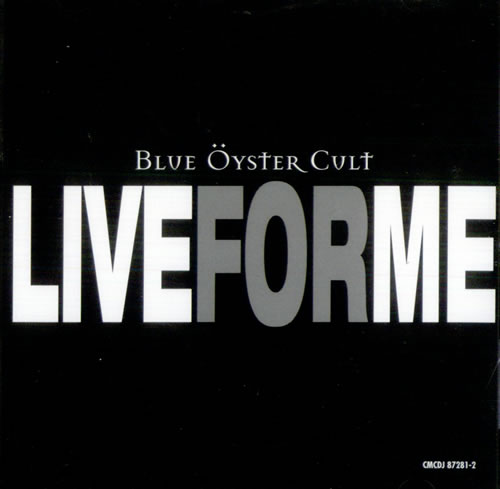 Blue Oyster Cult Live For Me CD single (CD5 / 5") US BOCC5LI123247