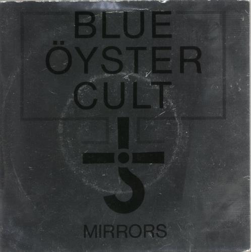 Blue Oyster Cult Mirrors - Clear Vinyl + Metallic Sleeve 7" vinyl single (7 inch record / 45) UK BOC07MI104802