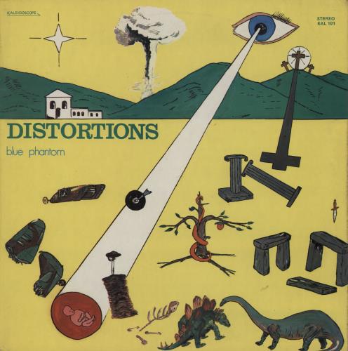 Blue Phantom Distortions vinyl LP album (LP record) UK BPVLPDI760307