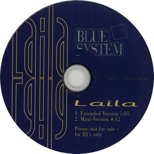 Blue System Laila CD single (CD5 / 5") German BSYC5LA85070