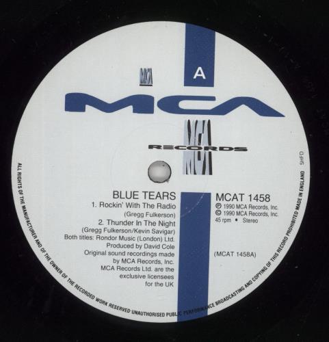 Blue Tears Rockin' With The Radio 12" vinyl single (12 inch record / Maxi-single) UK E0412RO865319