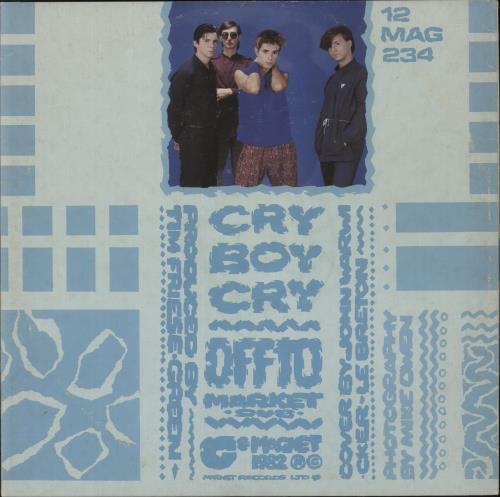 Blue Zoo Cry Boy Cry - White Label 12" vinyl single (12 inch record / Maxi-single) UK B7112CR877477