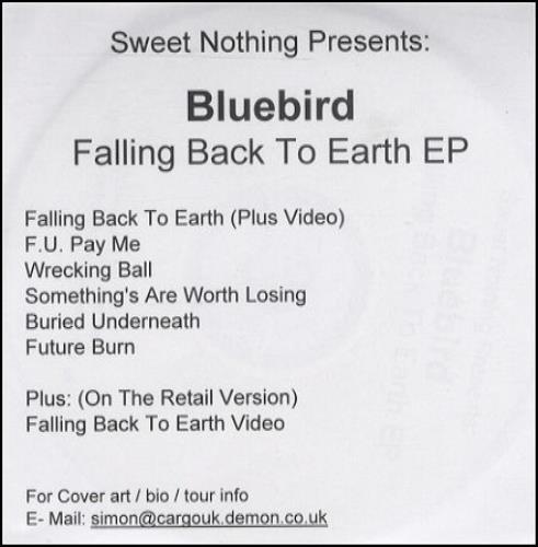 Bluebird Falling Back To Earth CD-R acetate UK BA7CRFA271114