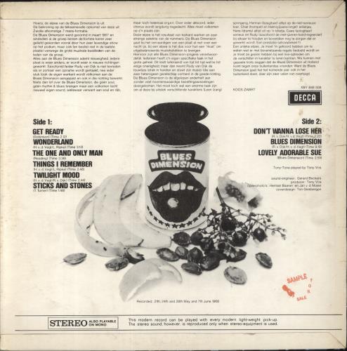 Blues Dimension Blues Dimension vinyl LP album (LP record) Dutch BD.LPBL859310