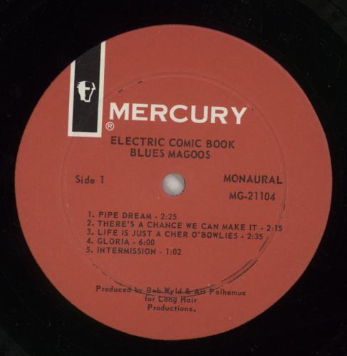 Blues Magoos Electric Comic Book - 1st + Comic Book vinyl LP album (LP record) US BM-LPEL872379